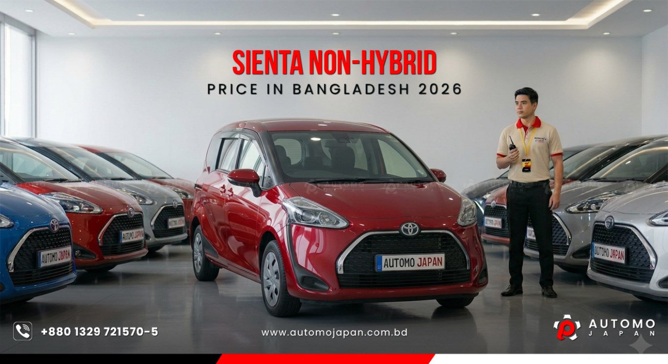 Toyota Sienta Non-Hybrid Price in Bangladesh 2026 | Import Cost & Buying Guide